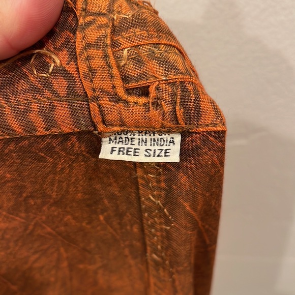 Long, bohemian wraparound skirt - Picture 5 of 5